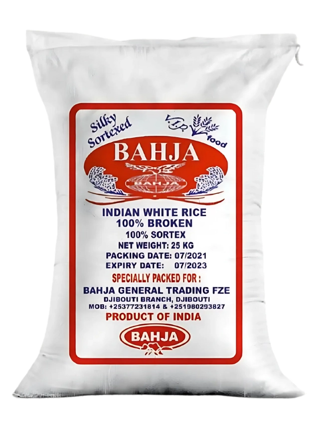 Indian White Rice 100% Broken