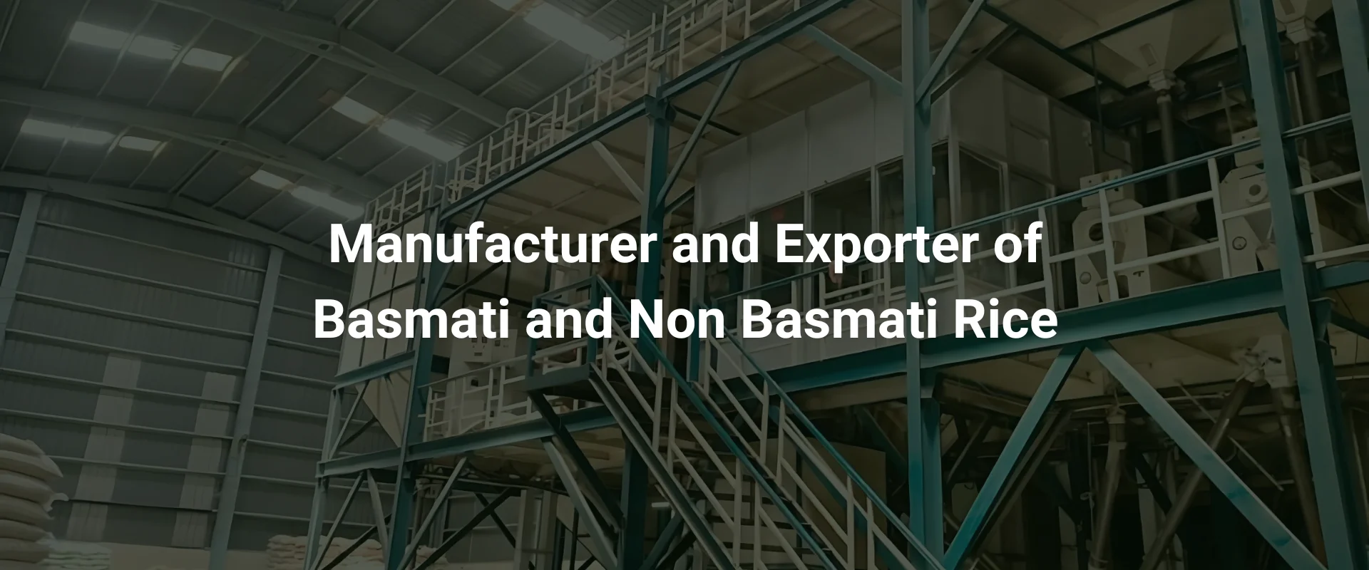 Manufacturer & Exporter of Basmati Rice & Non Basmati Rice - desktop slide 1