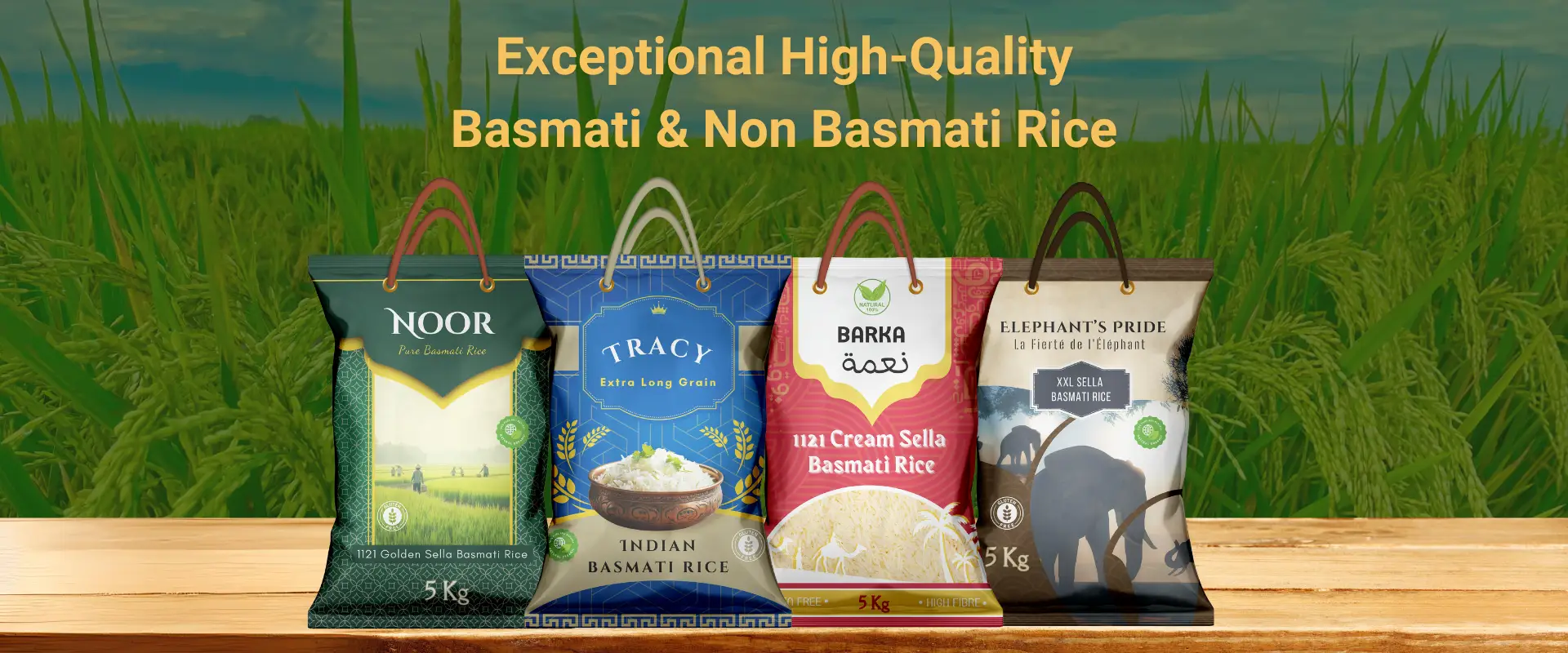 Manufacturer & Exporter of Basmati Rice & Non Basmati Rice - desktop slide 2